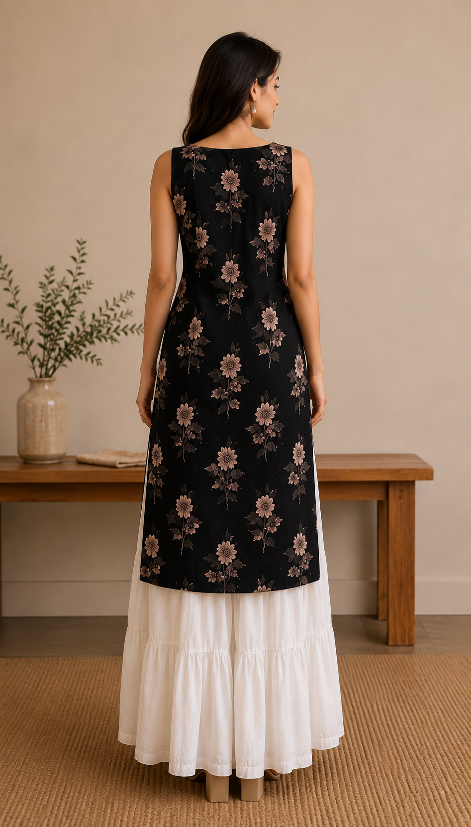 Black kurta Plazzo
