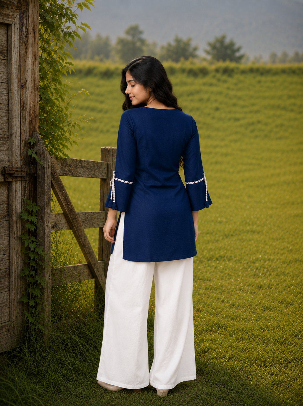 Blue Kurta Cord Set