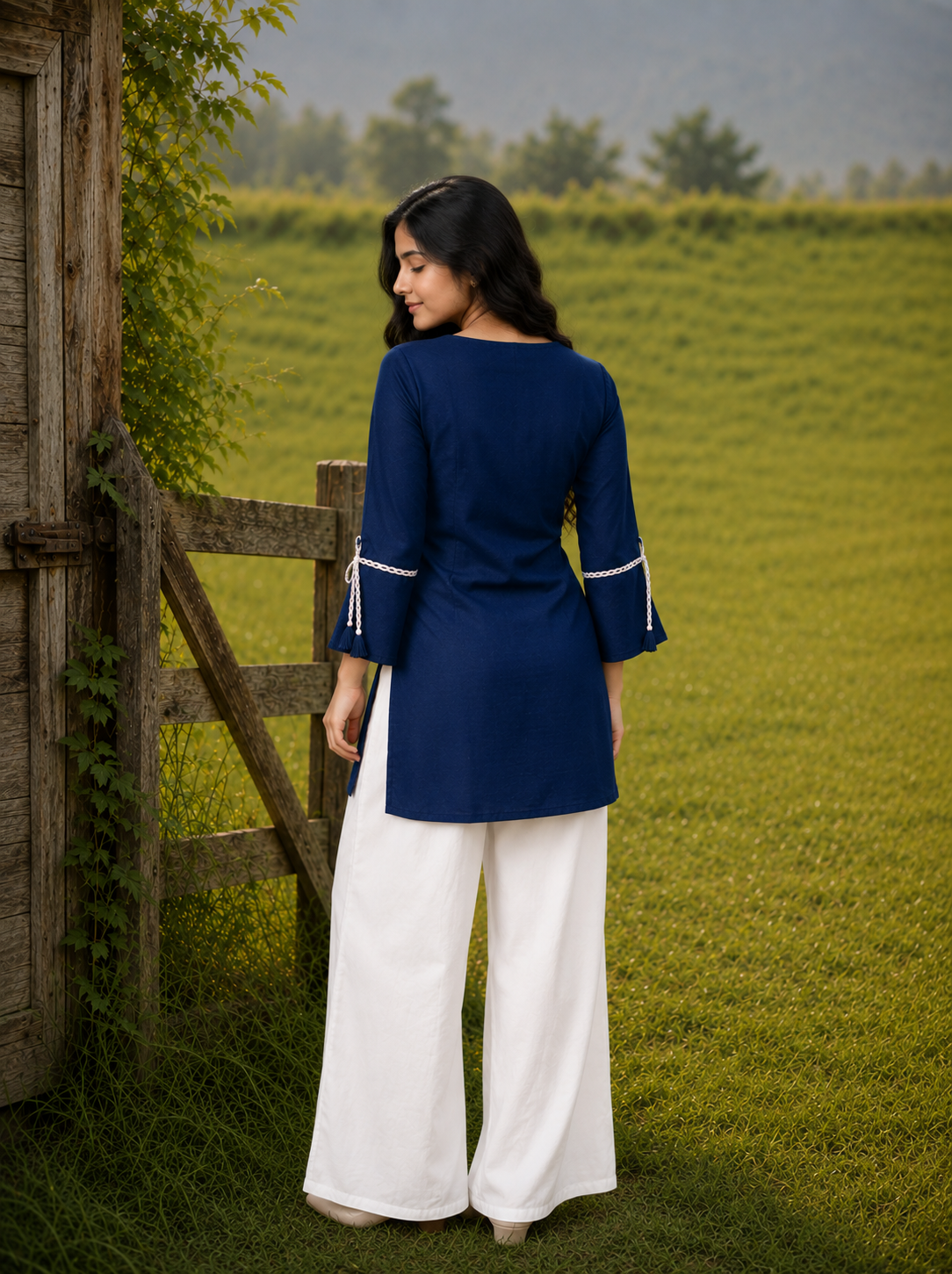 Blue Kurta Cord Set
