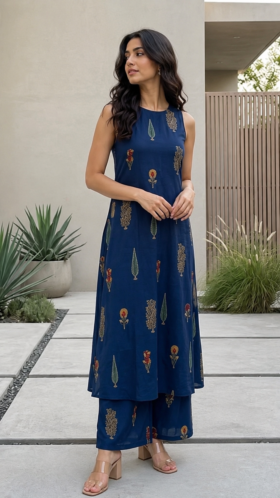 Blue Cotton Set
