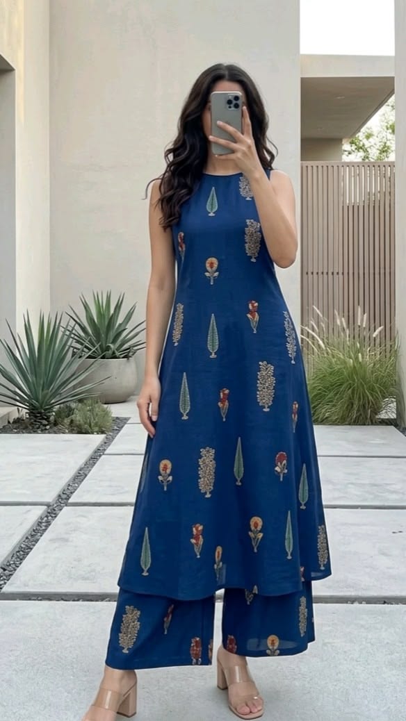 Blue Cotton Set