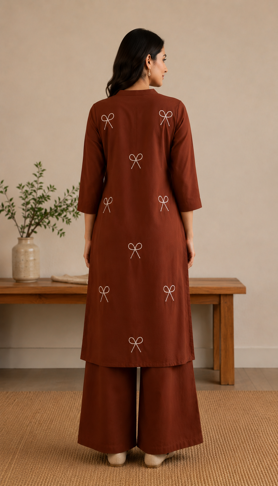 Brown Bow Set