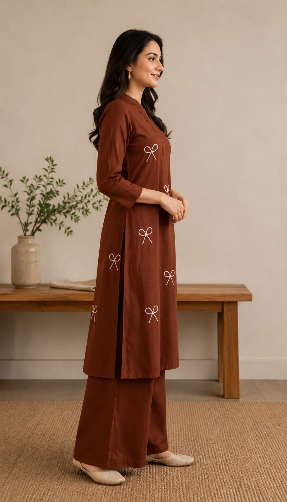 Brown Bow Set