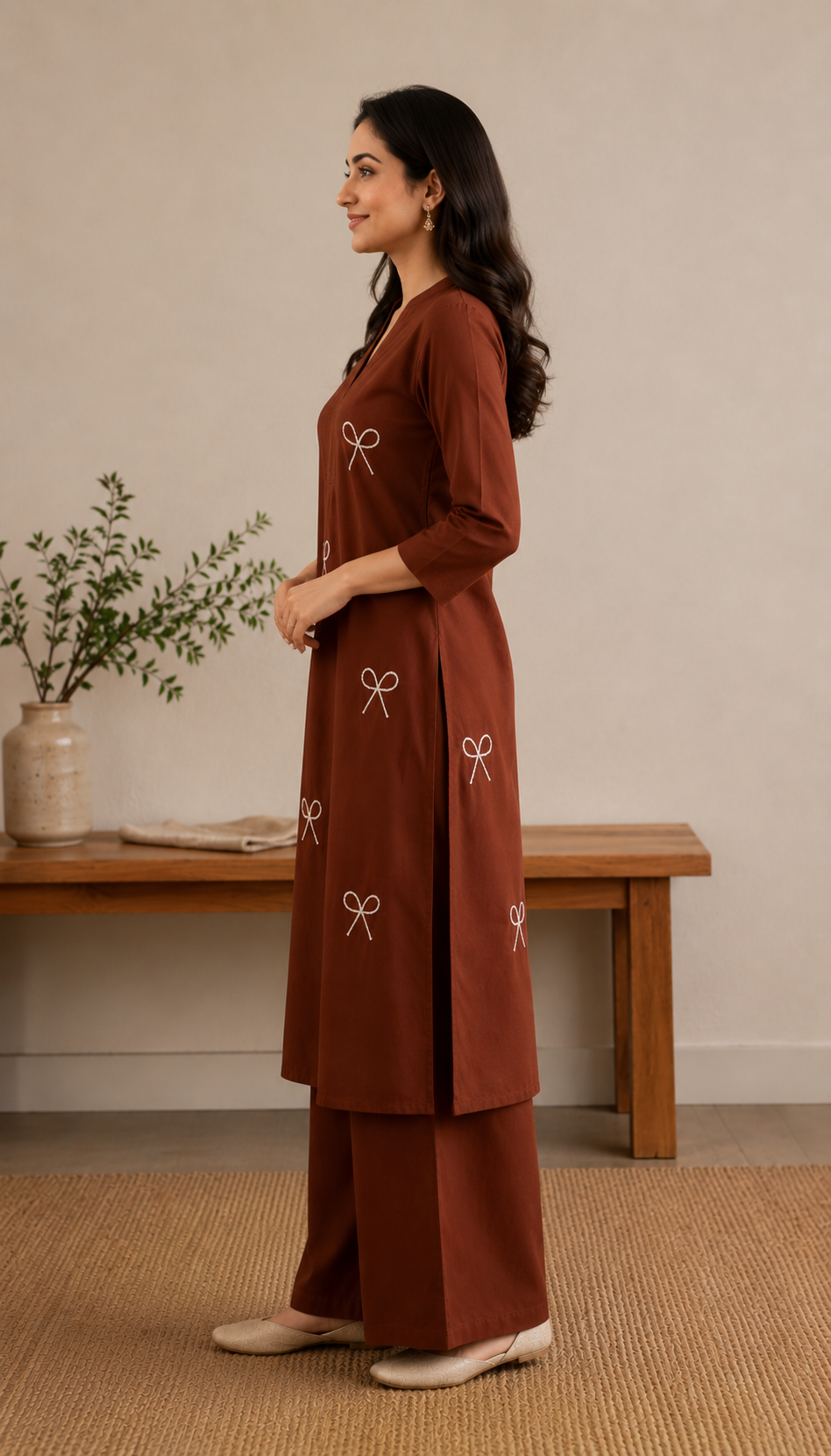 Brown Bow Set