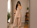Warm Dusty Beige Cord Set