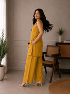 Mustard Cotton Cord Set
