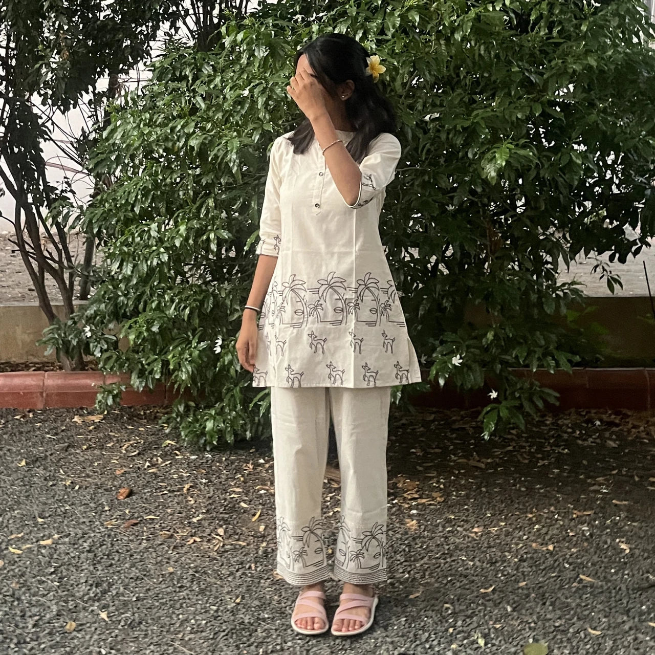 White Cord Set