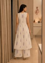 White Kurta Set