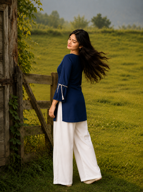 Blue Kurta Cord Set