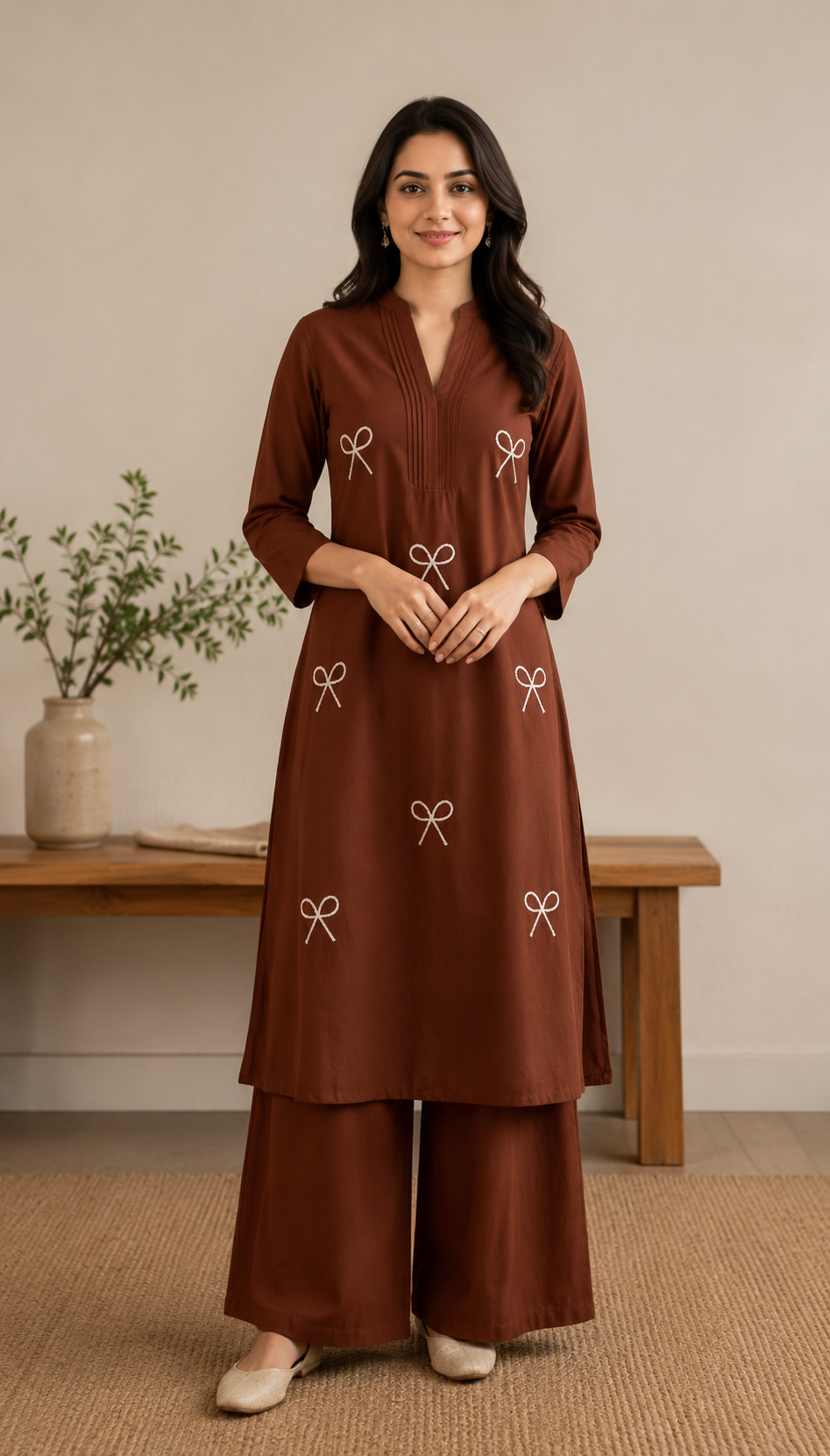 Brown Bow Set