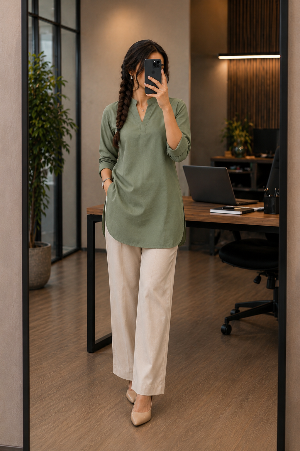 Sage Green Cotton Set